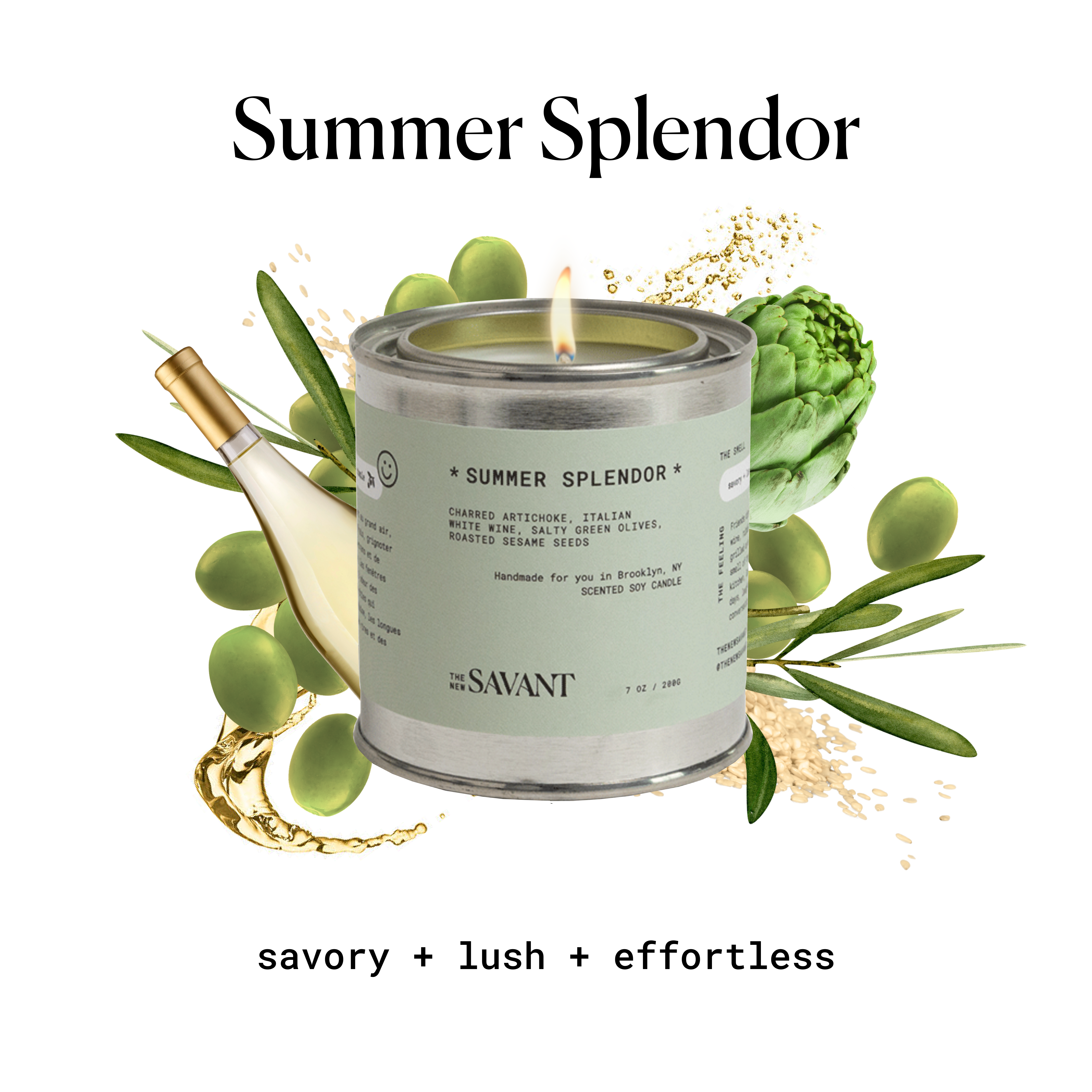 THE NEW SAVANT - Vente Bougie en bocal - Bougie Éclat d'Été5