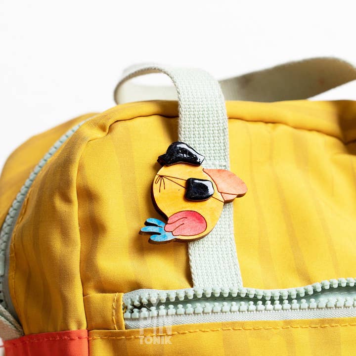 Parrot Pirate Costume Pins - Gifts for Birders & Kids for wholesale by PinTonik