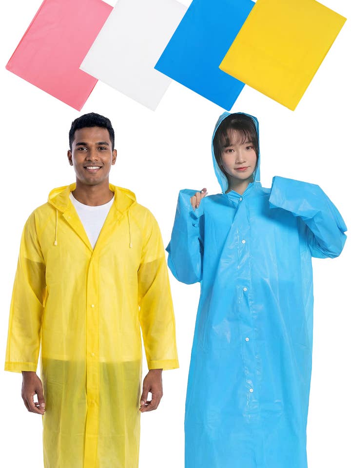 Poncho impermeable con capucha unisex ligero para venta al por mayor de Cap Zone