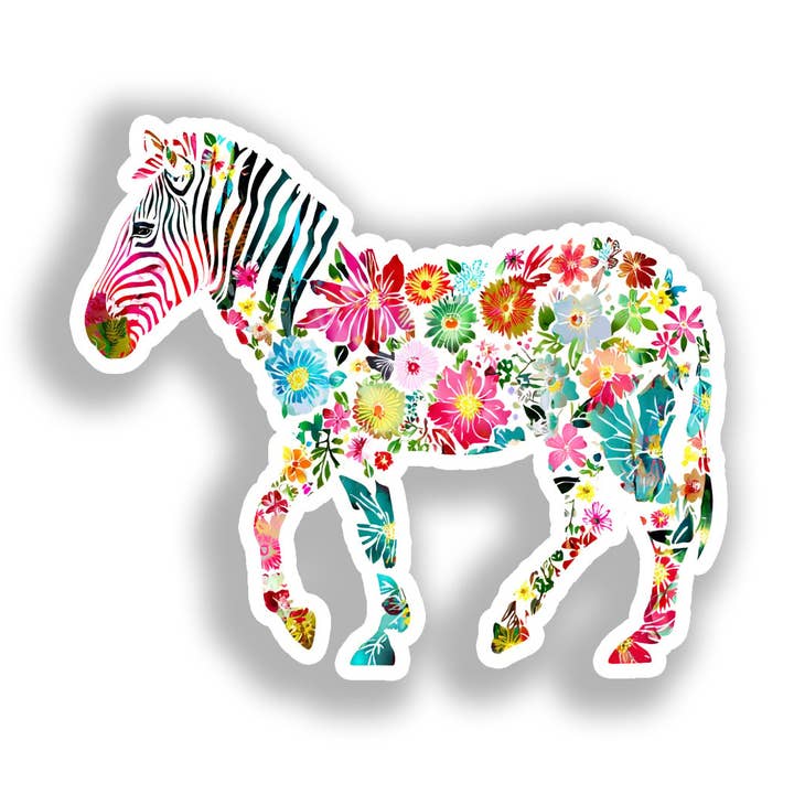 Autocollant Zèbre # A019091 pour la vente par Yoonek Graphics