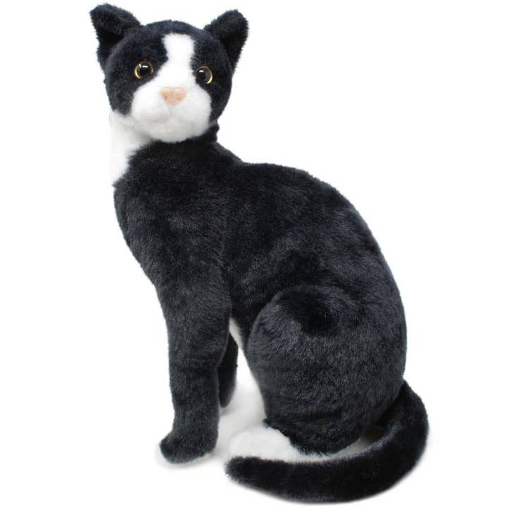 VIAHART Toy Co. - Wholesale Stuffed/Plush Toy - Kids & Baby - Tate The Tuxedo Cat | 14 Inch Stuffed Animal Plush