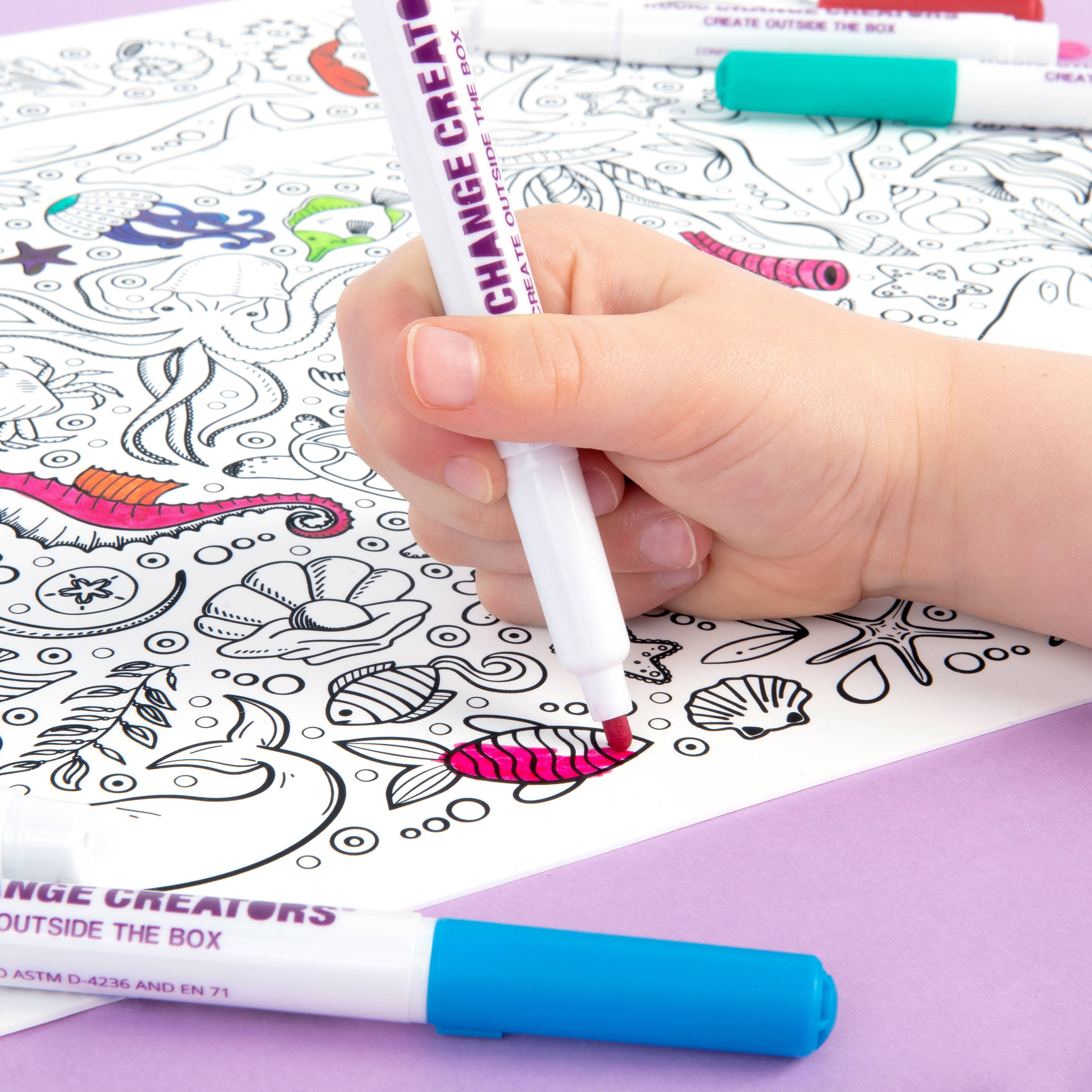 Little Change Creators - Wholesale Markers – Child & baby - MAGIC MARKERS - Fine Tip | Pens for Drawing + Colouring7
