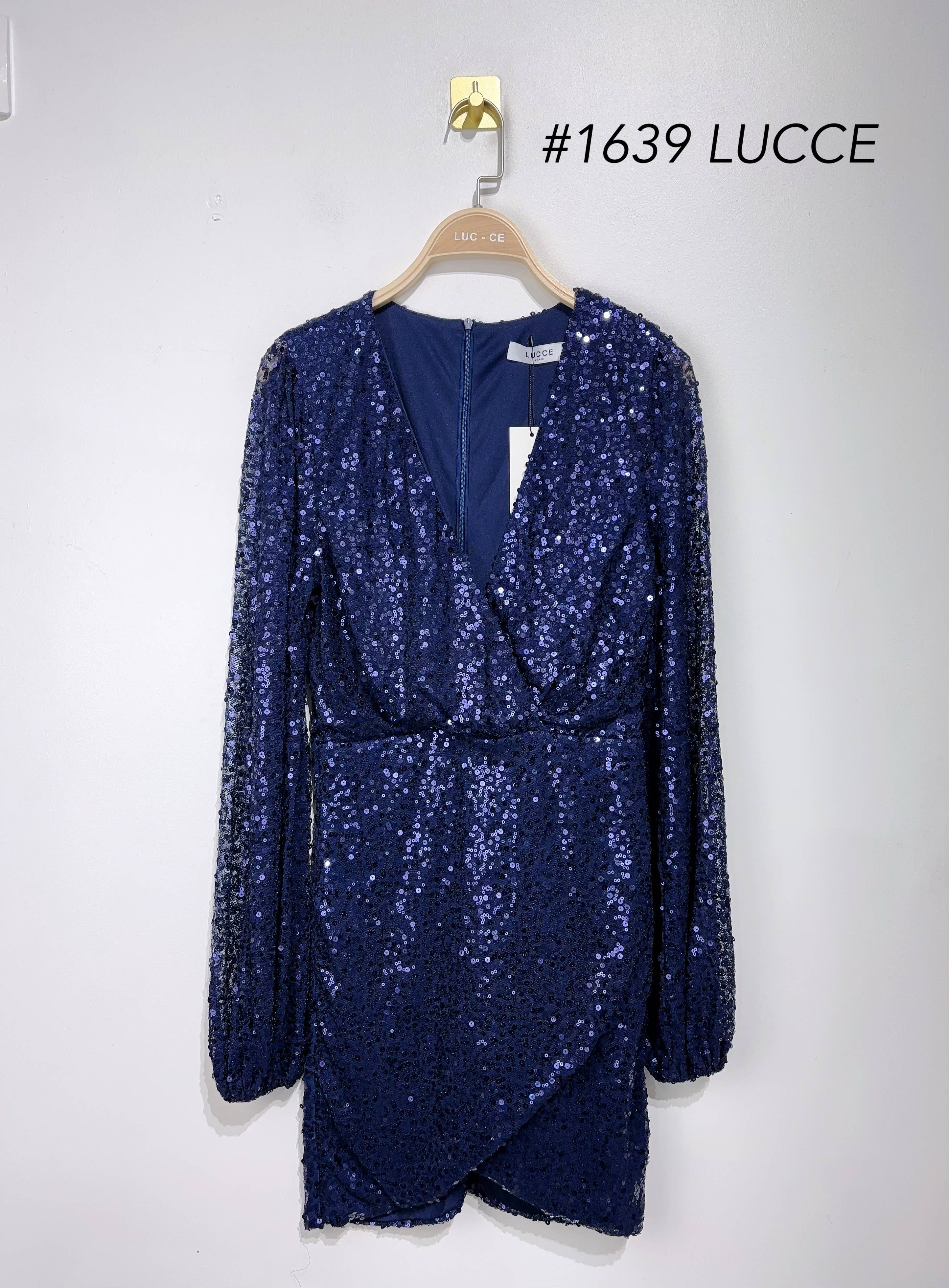 LUCCE – Großhandel Kleid – Damen – Langärmliges Paillettenkleid - 16392