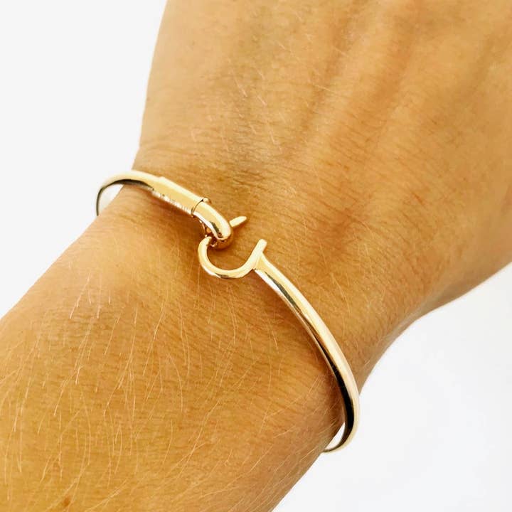 14K Gold-filled Caribbean Hook Bracelet for wholesale by Isla Oddball