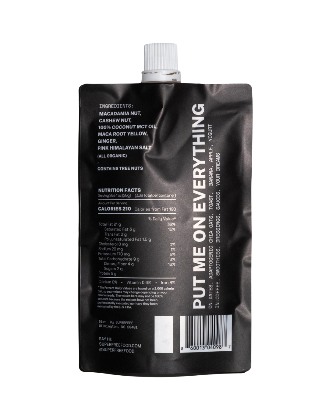 SUPERFREE – wholesale Nut butter – MACA BUTTER ™️8