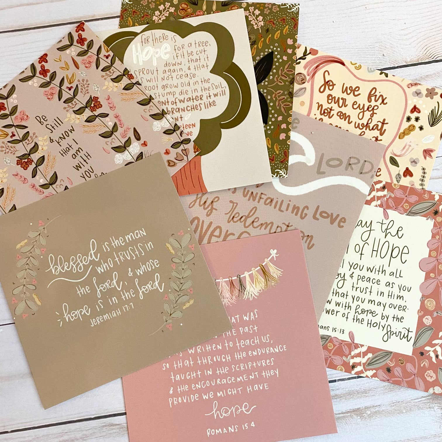 swaygirls - Vente Cartes religieuses - Cartes de prière | Cartes des Écritures | Versets bibliques sur l'espoir6