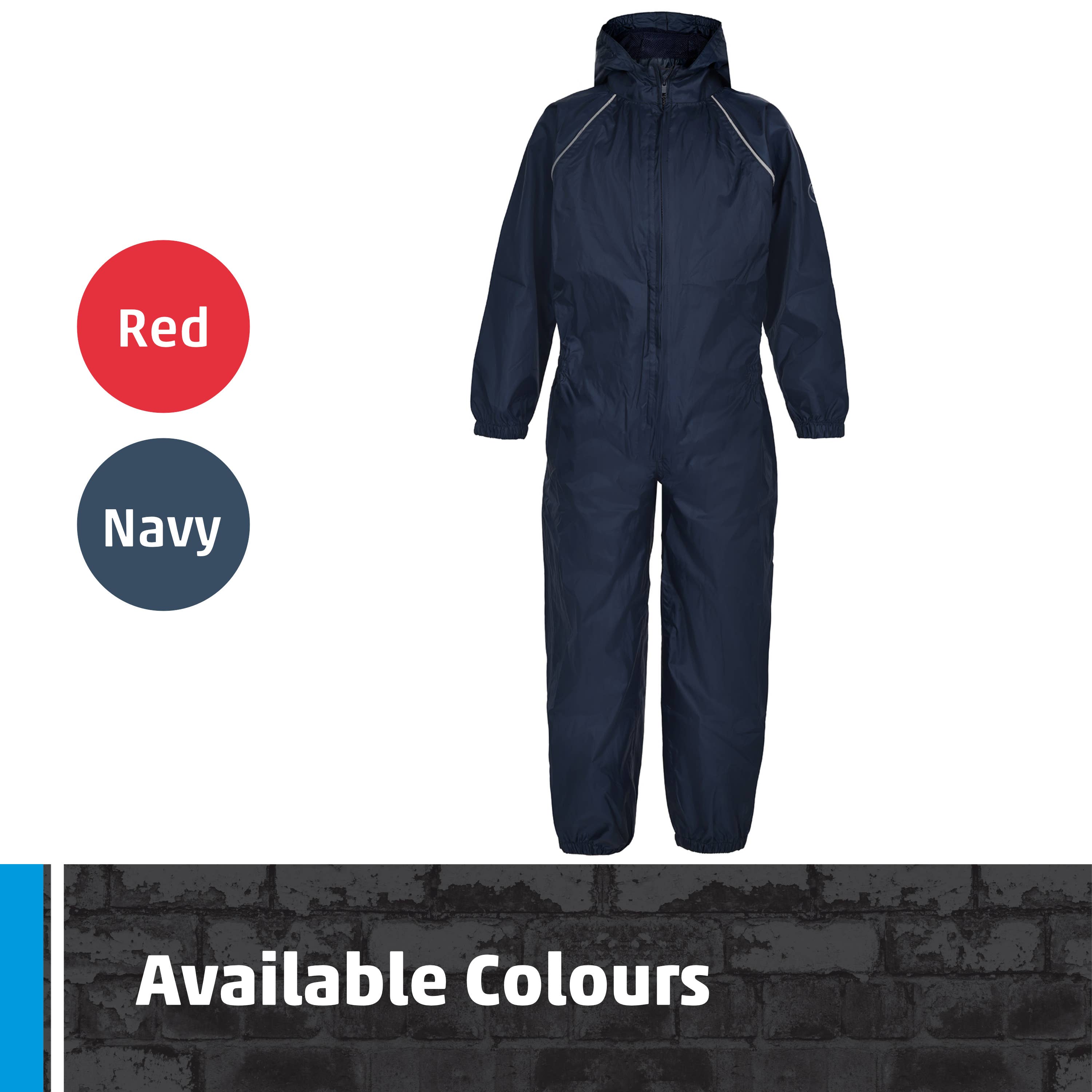 TuffStuff Workwear - Wholesale Raincoat - Kids - Fort Splashaway Coverall, Kids Waterproof Suit, Taped Seams3