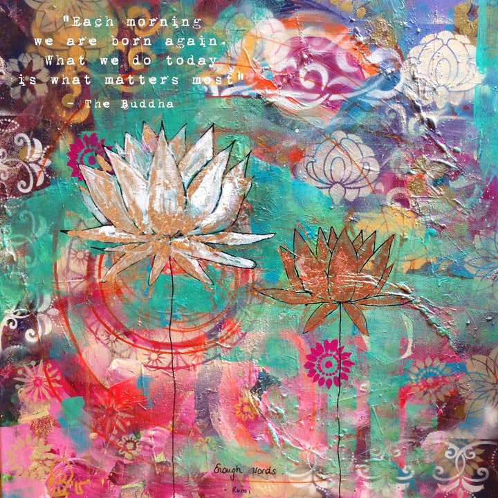 “Each morning we are born again. What we do today is what ma for wholesale by katharinalucia ART