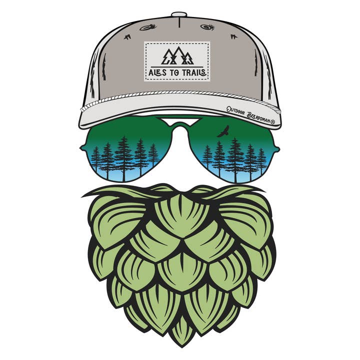 Ales to Trails - Wholesale Sticker - The Beer Hiker Decal