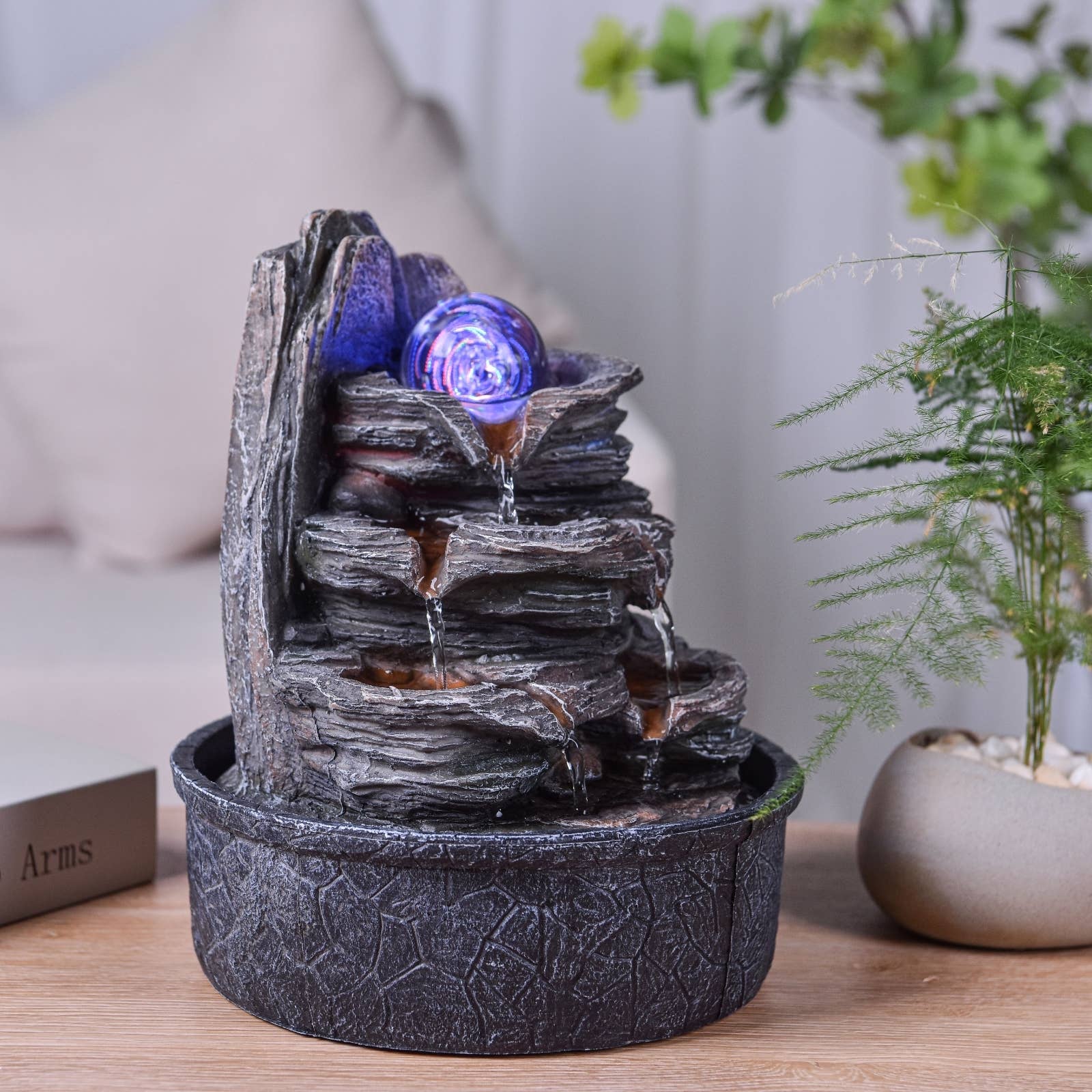Zen'Arôme – wholesale Mantle scarf – Luberon Indoor Fountain - Zen Cascade Style Rock Effect7