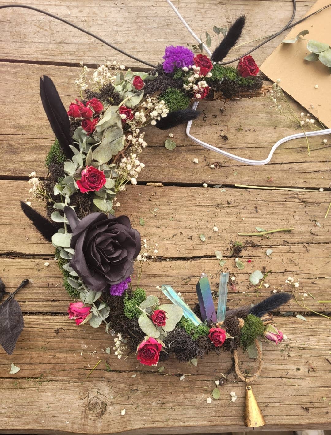 Radiant Angel Candle Co - Wholesale Wreath - Crescent Moon Wreath6