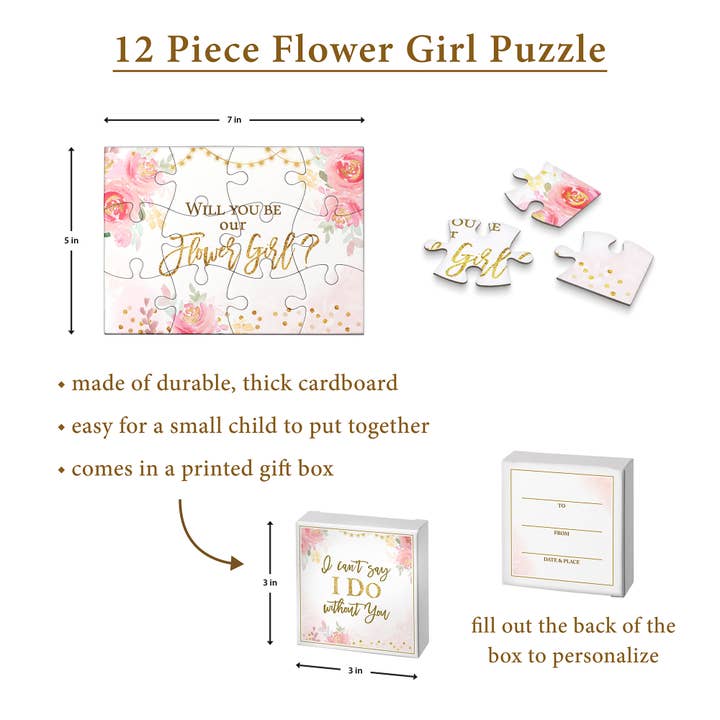 Lillian Rose - Wholesale Puzzle - Kids - Lillian Rose Will you be our Flower Girl Puzzle