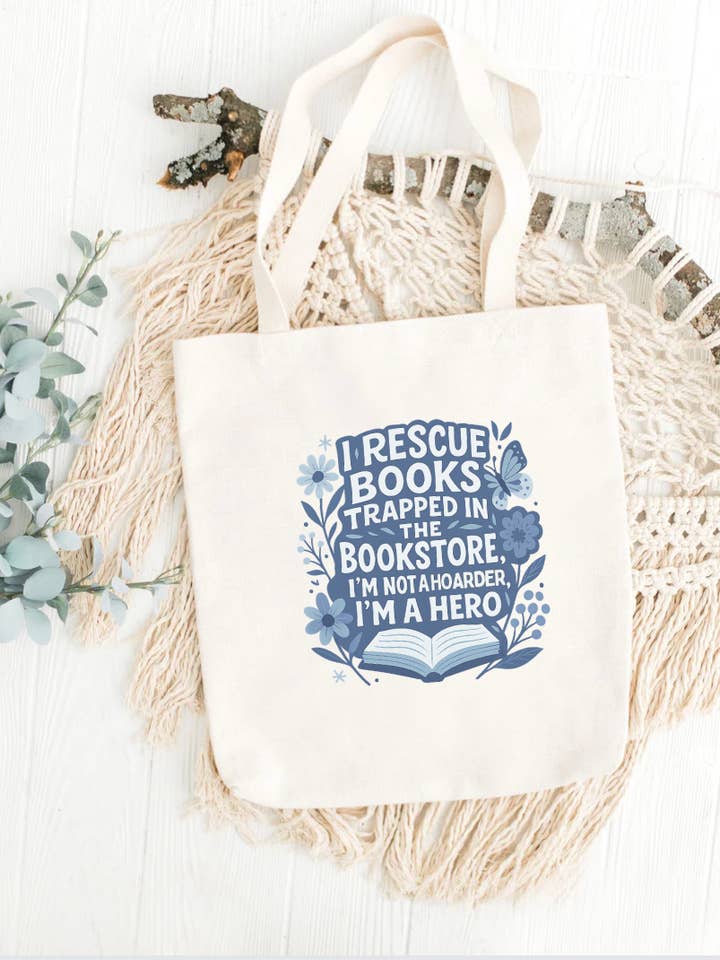 I'm a Hero Tote Bag for wholesale by The Bookclub Boutique