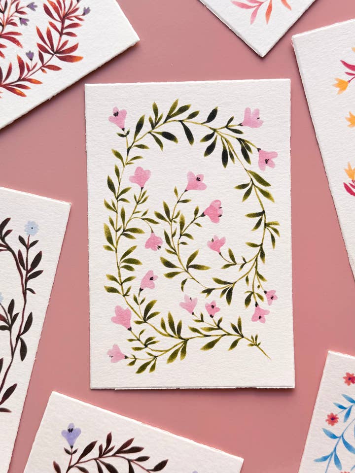 Bloemen Ansichtkaart - 1 voor wholesale door Avis et Tigris