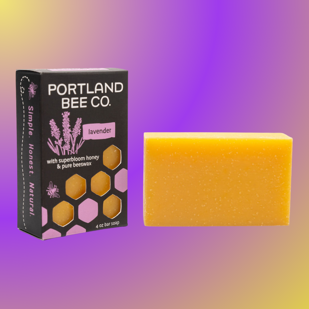 Portland Bee Balm - Wholesale Lip Balm - Wooden Display with Beeswax Lip Balm & Natural Soap7