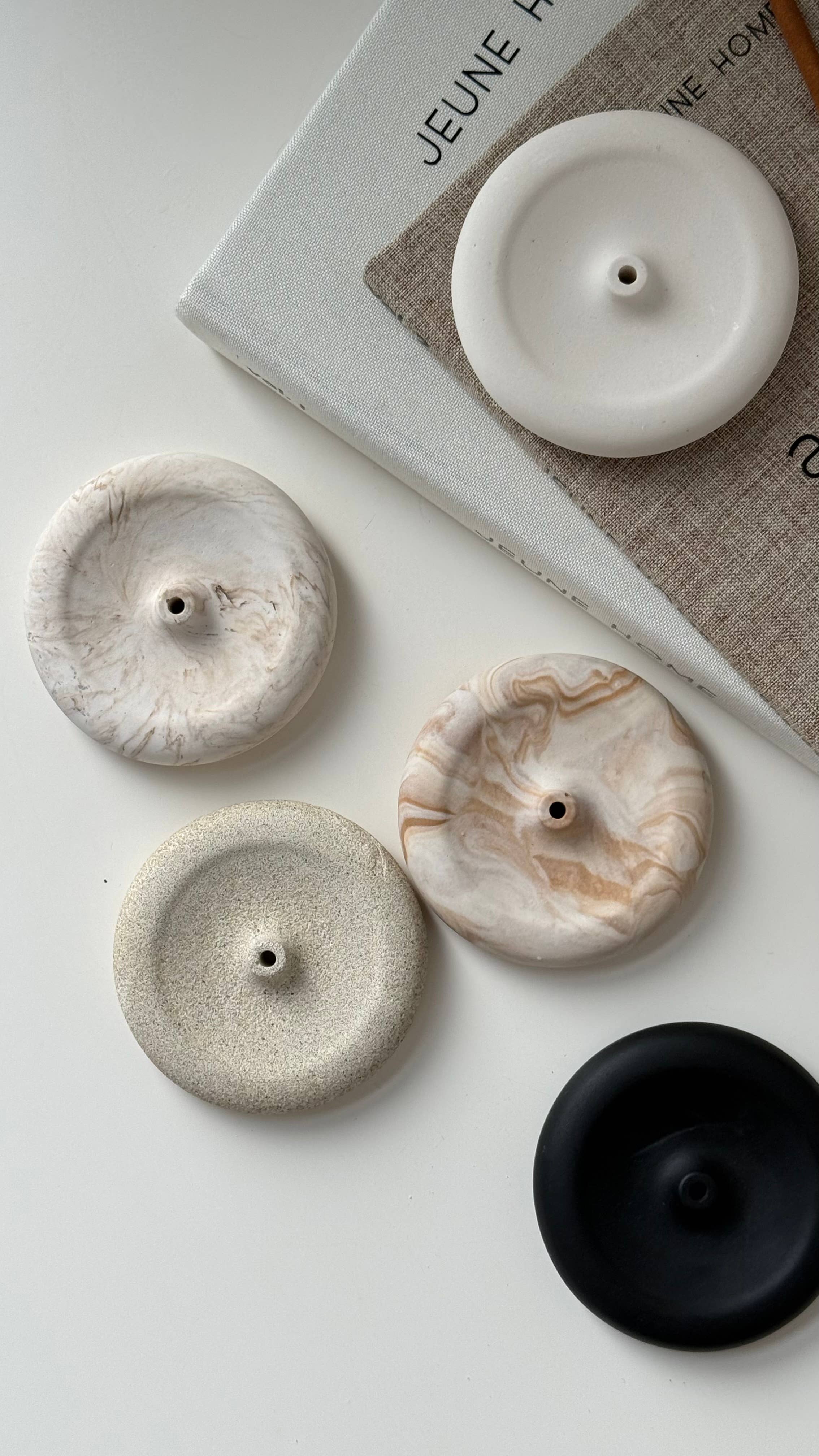 Jeune Home - Wholesale Incense Holder - Minimalist round incense holder 7