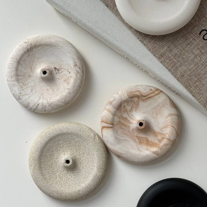 Jeune Home - Wholesale Incense Holder - Minimalist round incense holder 7