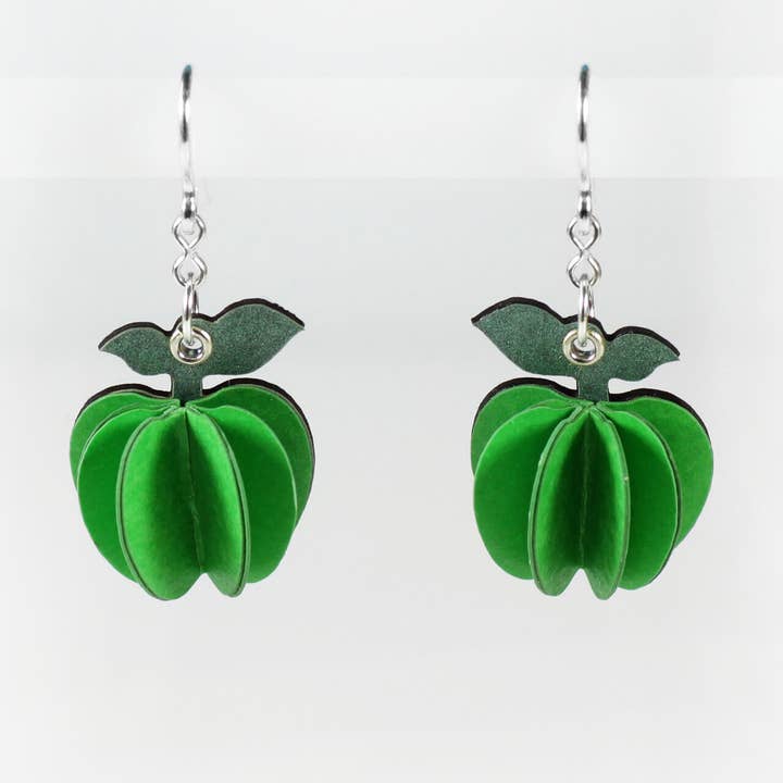 Magritte æble øreringe for engroshandel hos Joyas de Papel