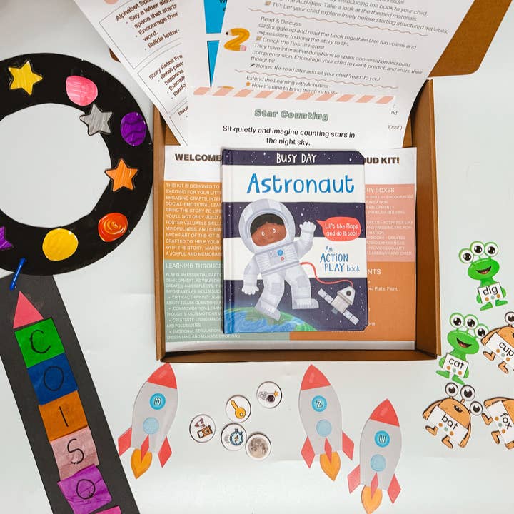 Caja de Cuentos del Ocupado Día del Astronauta (Edades 4–6) para venta al por mayor de Story Boxes