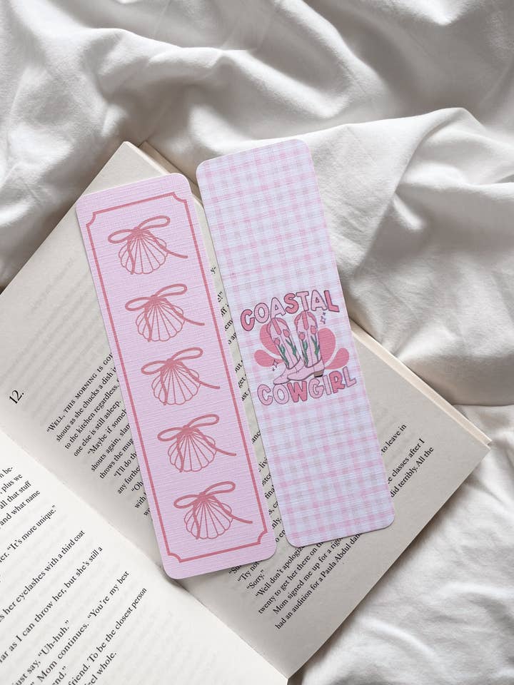 Marque-page Cowgirl Côtière | Marque-page Cowboy Western | Marque-page Côtier d'Été pour la vente par Fleurs on Sunday