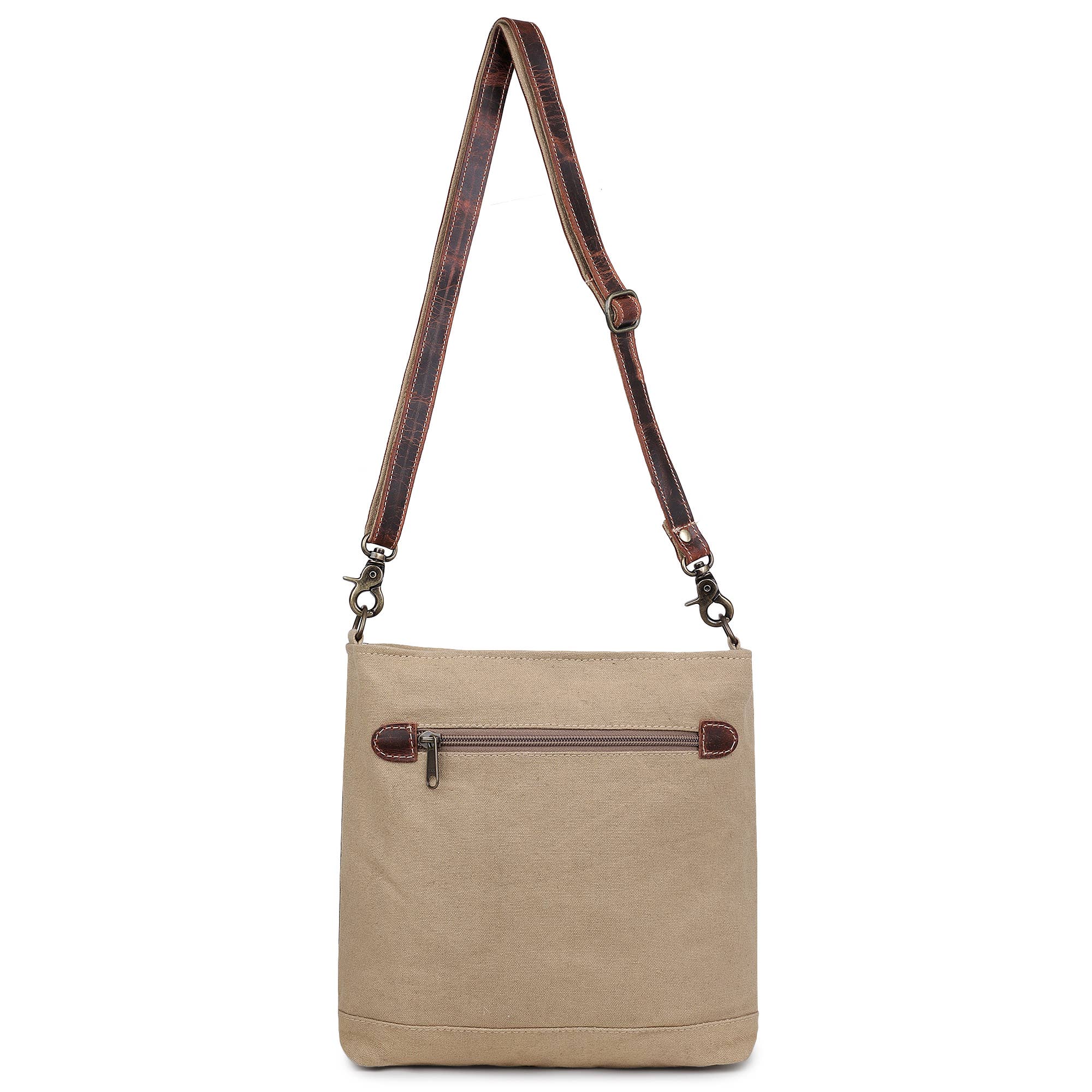 Sixtease Bags USA - Wholesale Shoulder Bag - Women's - Canvas Cowhide & Leather Women Shoulder Bag - Rustic Paisley3