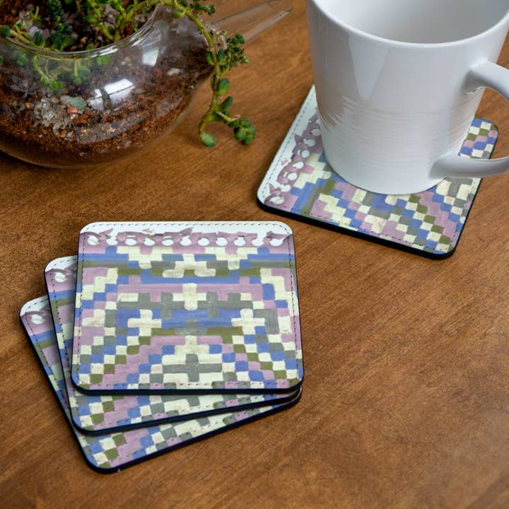 Coaster | Painted Mosaic for wholesale by Creative Artifacts HQ