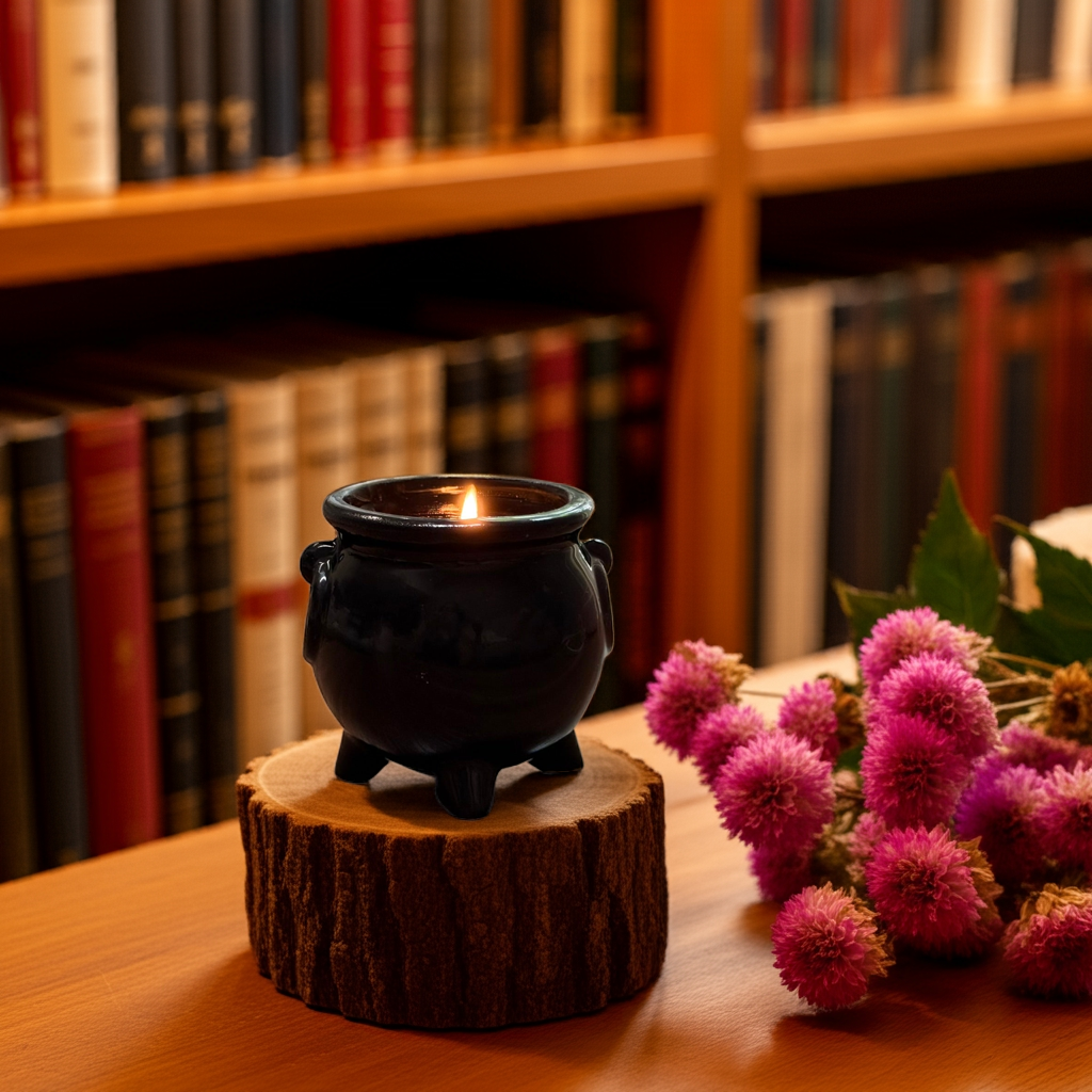 Midnight Embers Candle Co. - Wholesale Jar/Filled Candle - Witches Brew Cauldron Candle -Perfect Fall Halloween Candles2