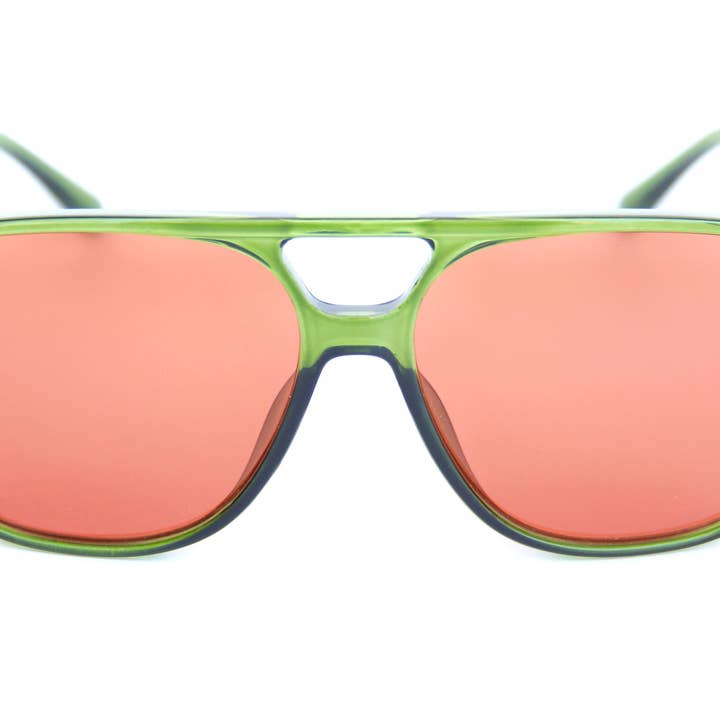 Happy Hour Shades - Wholesale Sunglasses – Women's - The Dukes | Gloss Moss Green