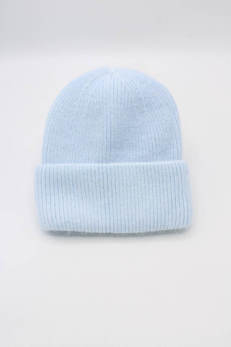Hologramme Paris - Wholesale Beanie - Men's - Classic plain Angora hat14