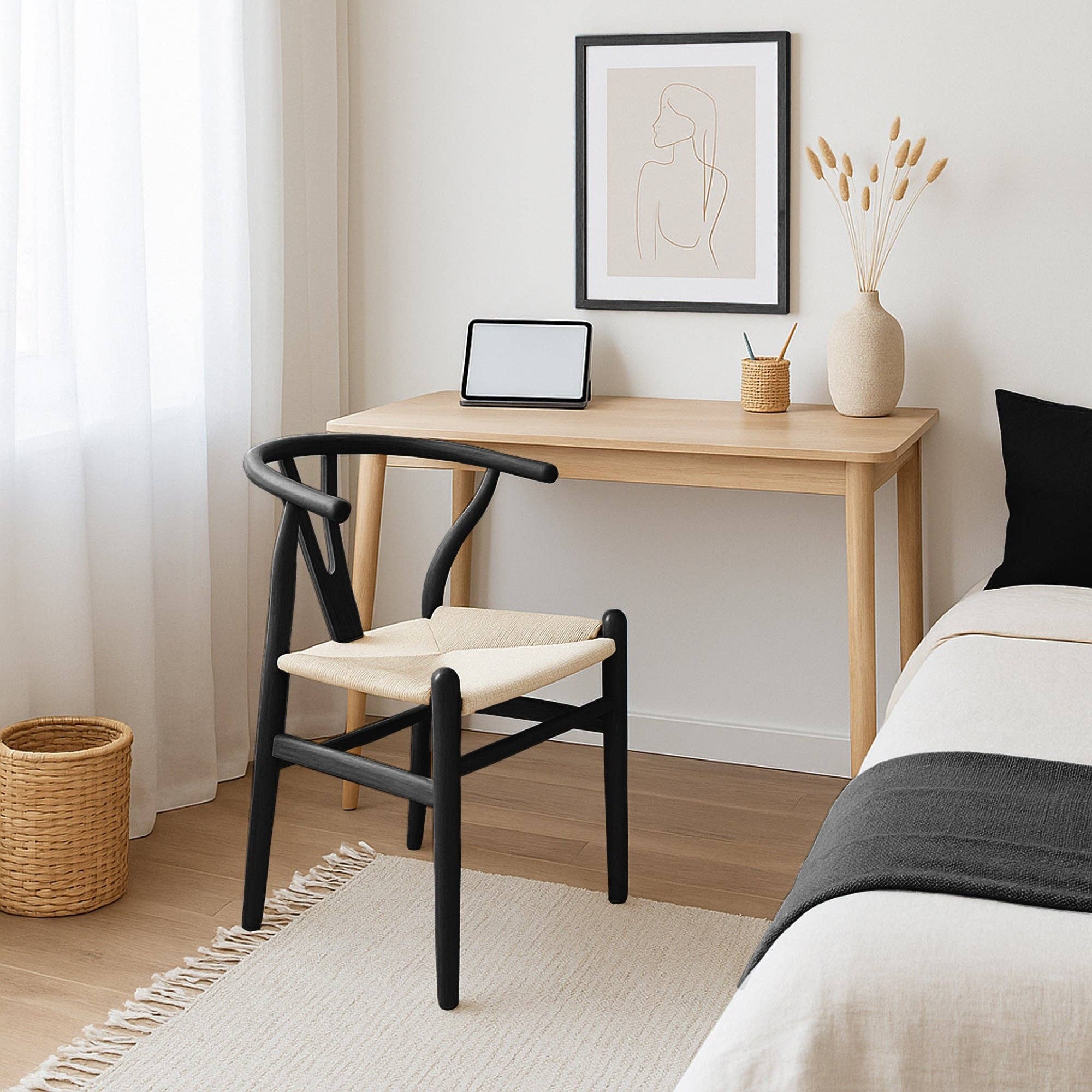 Rinkit Ltd - Wholesale Chair - Beech Wooden Wishbone Dining Chair11