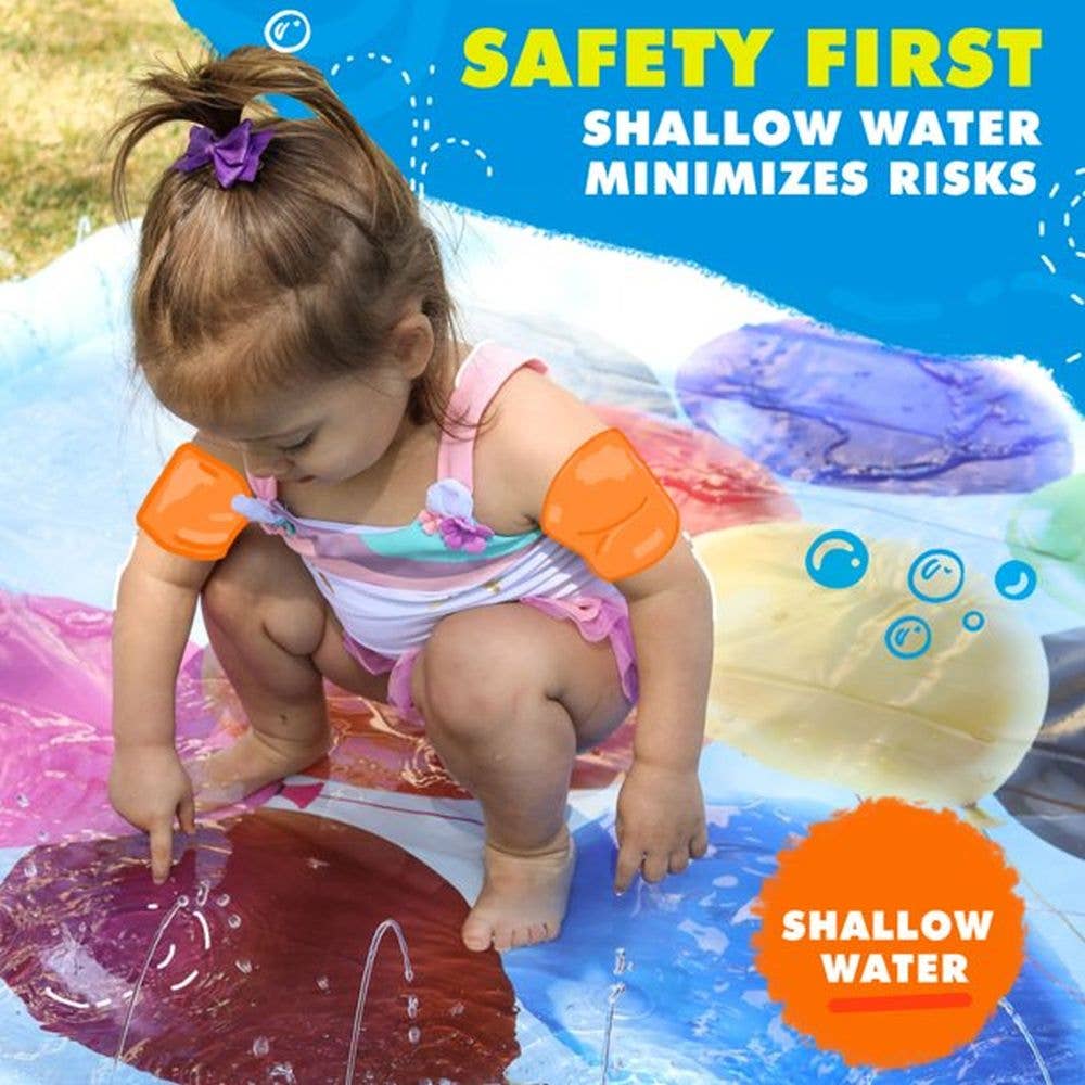 SplashEZ - Wholesale Inflatable Toy - Kids & Baby - Splash Pad Baby Pool & Sprinkler, Outdoor Water Summer Toy3