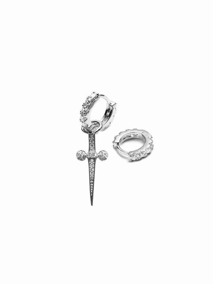 SWORD GLITTER WG earrings for wholesale by Stellar Paris