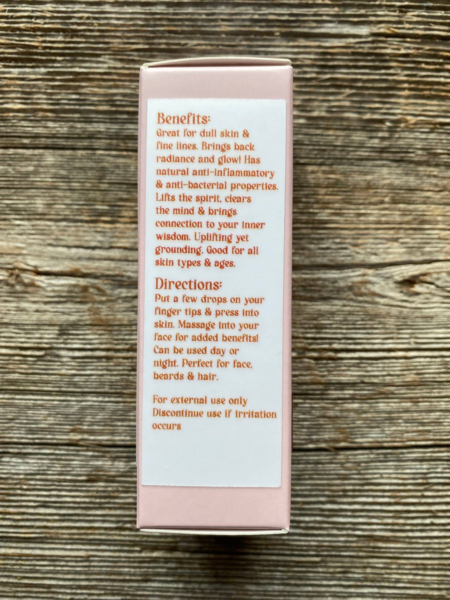 Heaven on Main Street – wholesale Facial oil – W Face Oil - Balance & Heal2