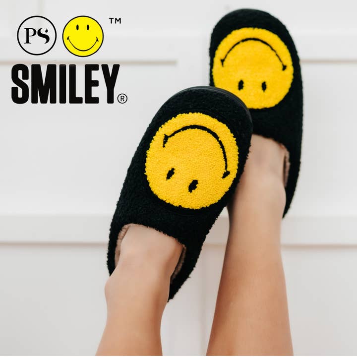 Pretty Simple - Wholesale Slippers - Women's - Smiley® x Pretty Simple Smiley Slippers $5 DEAL1