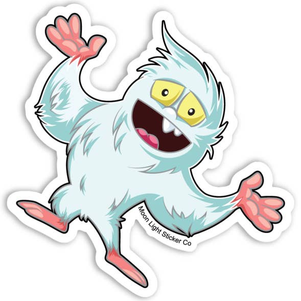 Yeti Sticker for wholesale by Moon Light Sticker Co