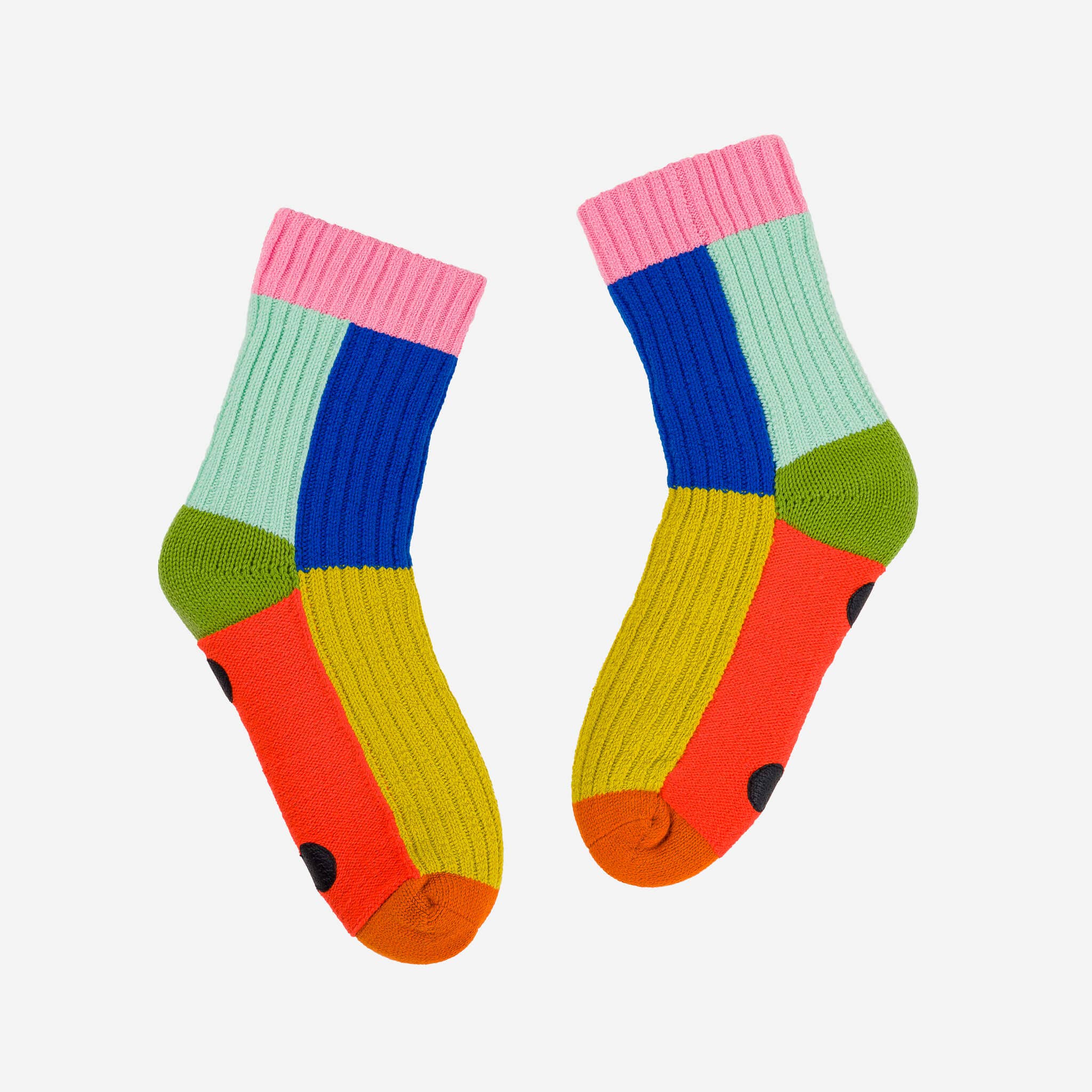 VERLOOP | knits - Wholesale Sock Slippers - Unisex - Kaleidoscope Knit House Socks5