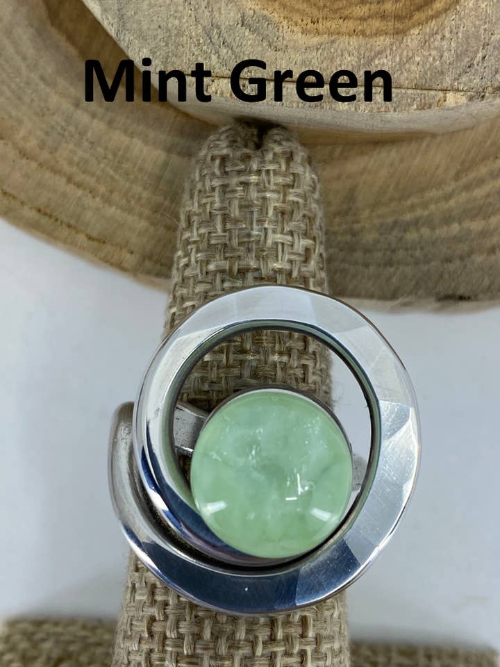 Open Curly Q ring for wholesale by The Artist Jay