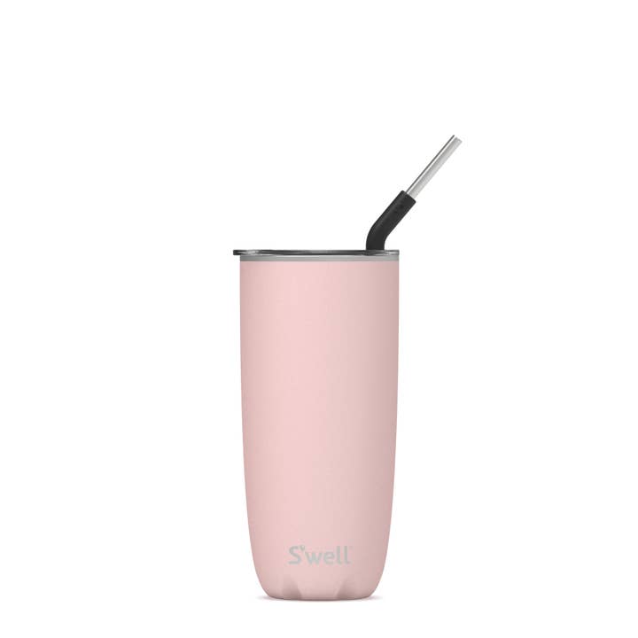24oz Pink Topaz Tumbler with Straw for wholesale by S'well