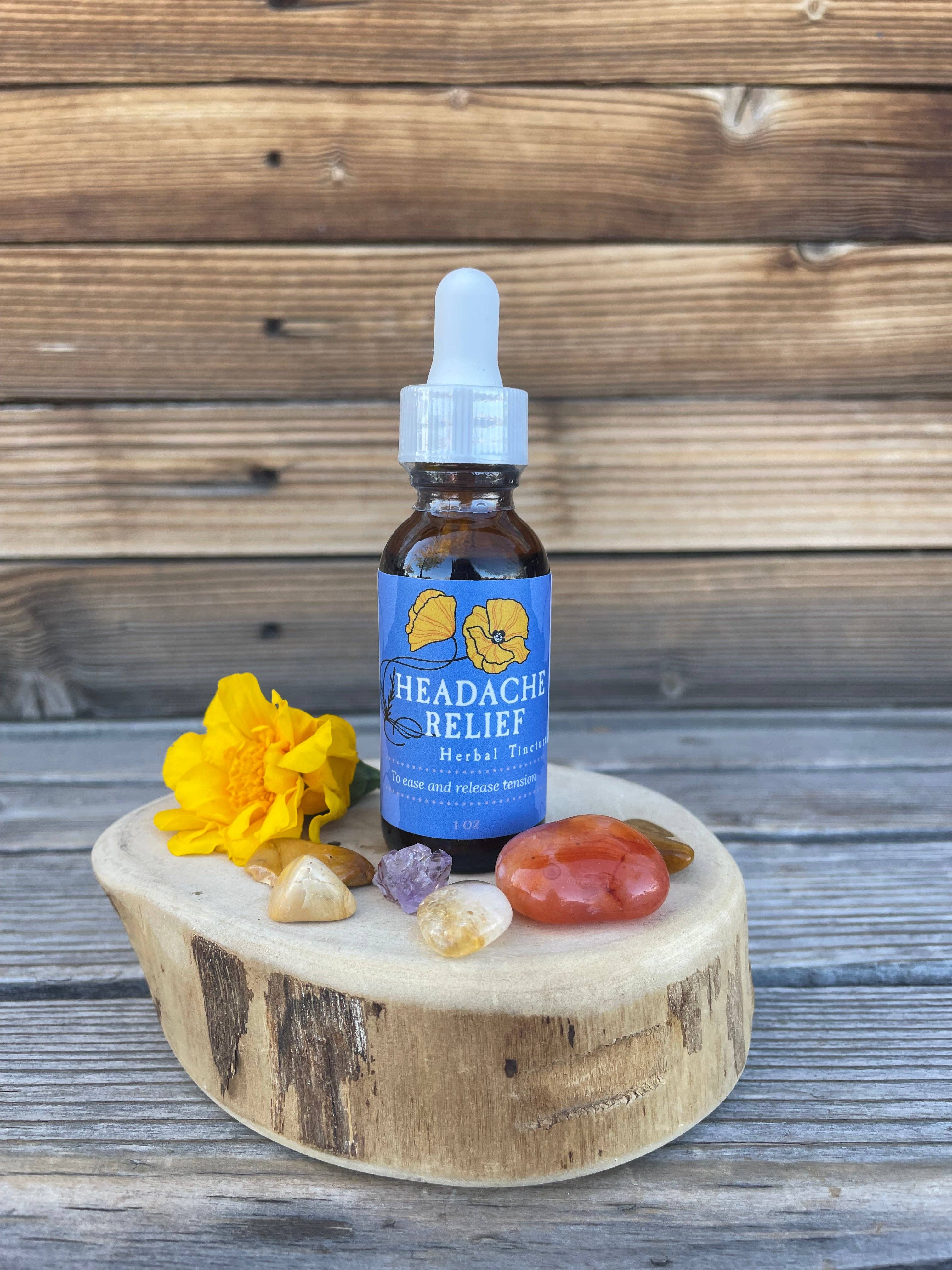 Golden Poppy Herbal Apothecary - Wholesale Tincture - Headache Relief Tincture Formula, 1oz0