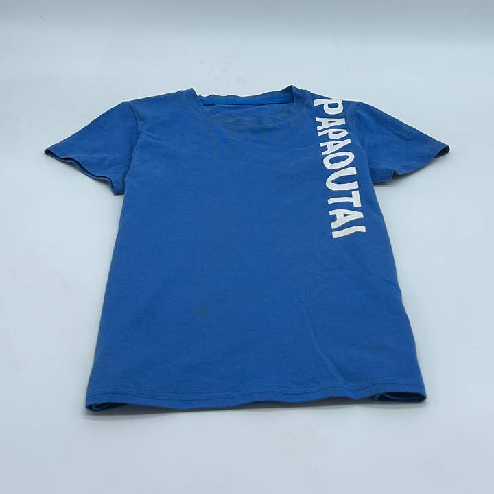 Blå t-shirt til drenge (1-12 år) for engroshandel hos papaoutai