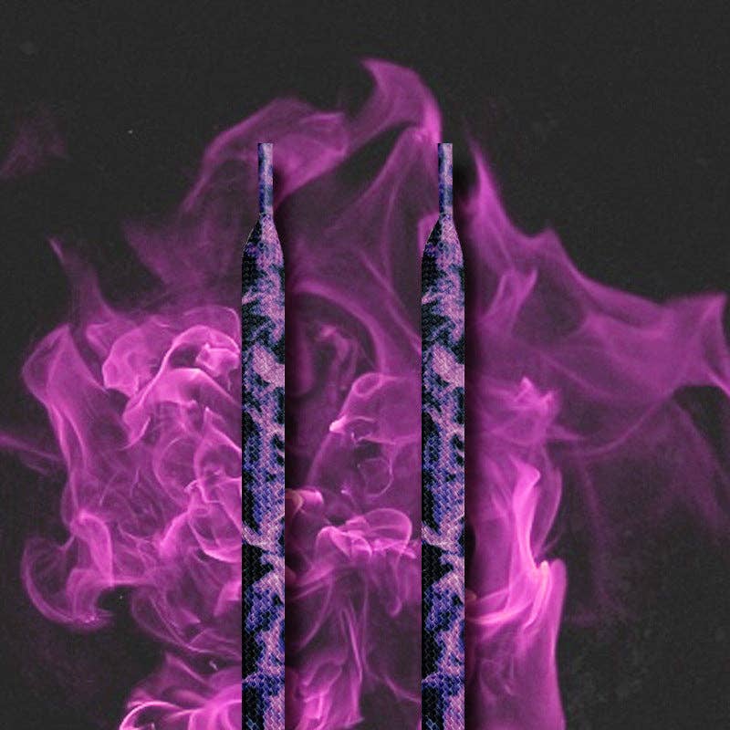 Funkyrel® Atzbranding Limited - Wholesale Shoelaces - Unisex - Shoeya - Flaming Flat Shoelaces In Capsule1
