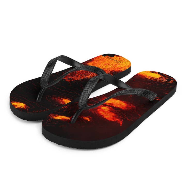 Rubber Slippers - Lava 1 for wholesale by Sara Marie Hawai'i