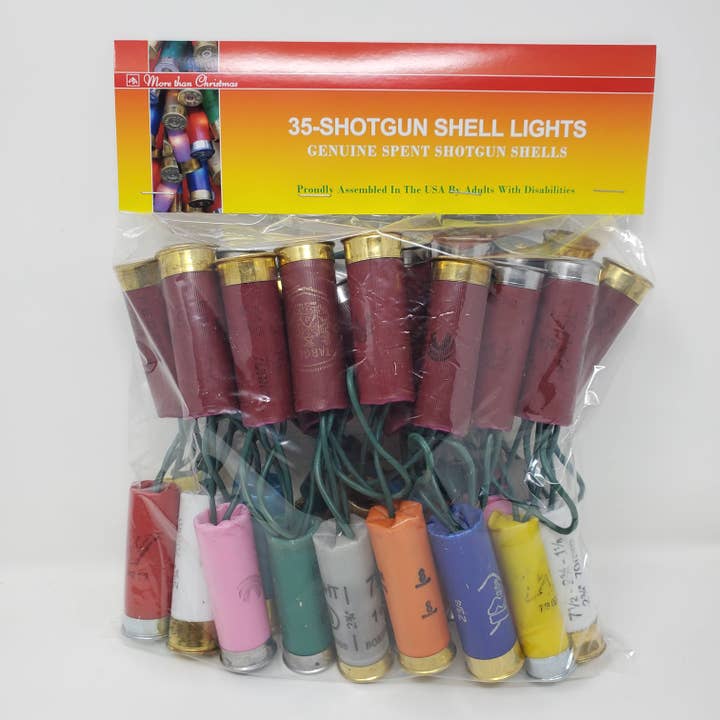More Than Christmas, Inc - Wholesale String Lights - 35 Light Shotgun Shell Light Set - Multi