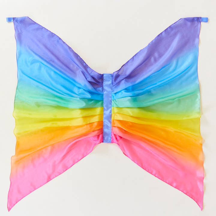 Rainbow Fairy Wings for wholesale by Sarah’s Silks