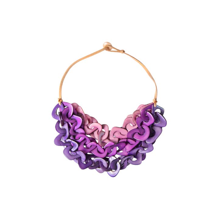 Organic Tagua Jewelry - Wholesale Bib Necklace - Vero Necklace