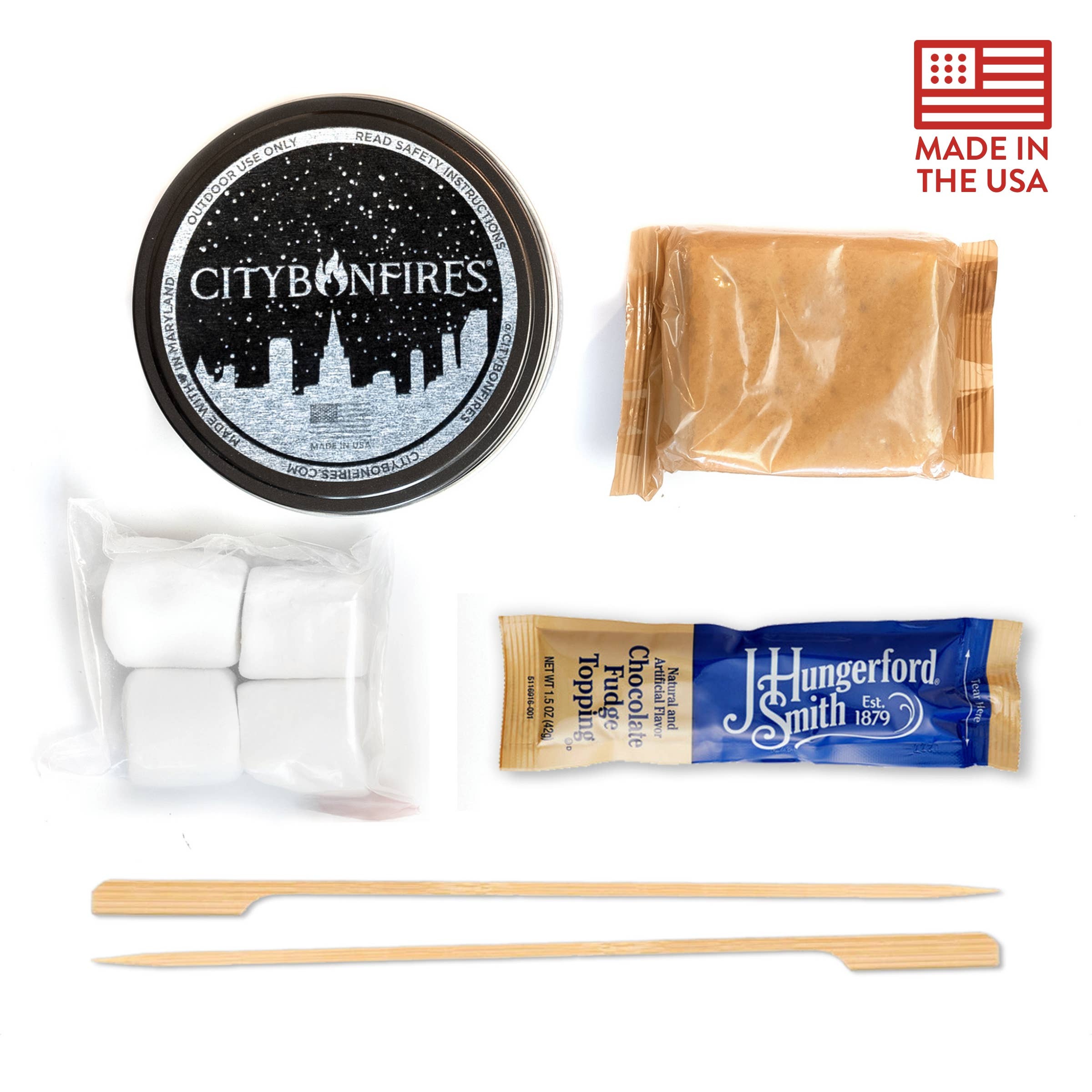City Bonfires - Portable Fire Pits - Vente Foyer - Pack de nuit S'mores19