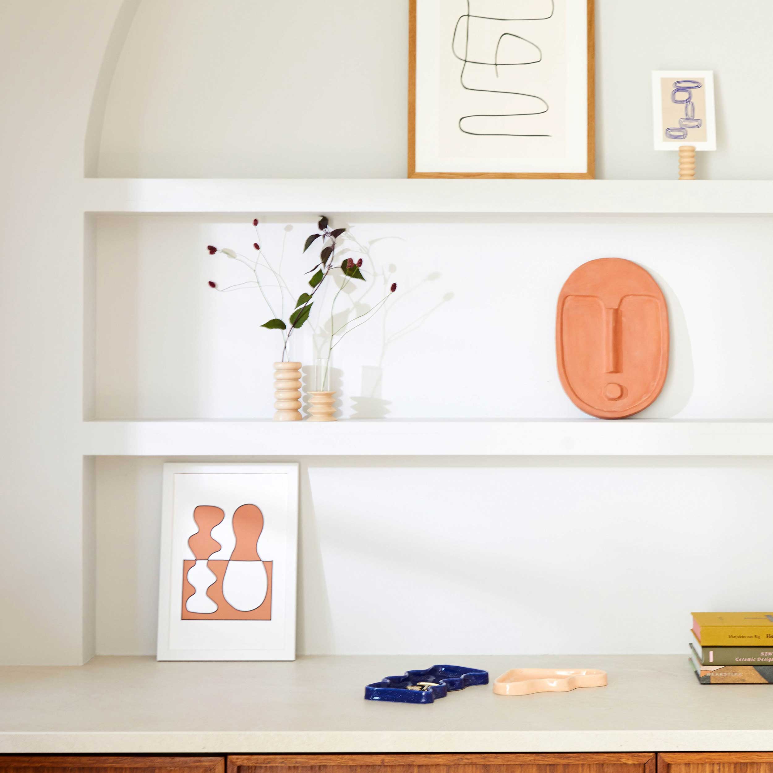 5mm Paper - Wholesale Vase - Totem Wooden Table Vase - Short Nº 24