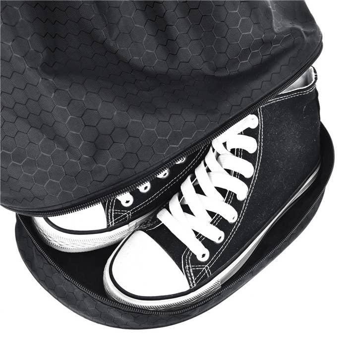 wandf - Wholesale Drawstring bag – Unisex - Waterproof Nylon Drawstring Backpack with Bottom Compartment7