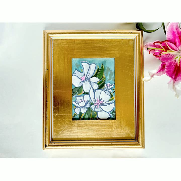 Green Barn Studio - Wholesale Picture Frame - ADD ON TO ORDERS- Framing Upgrade- Distressed Gold Frame1