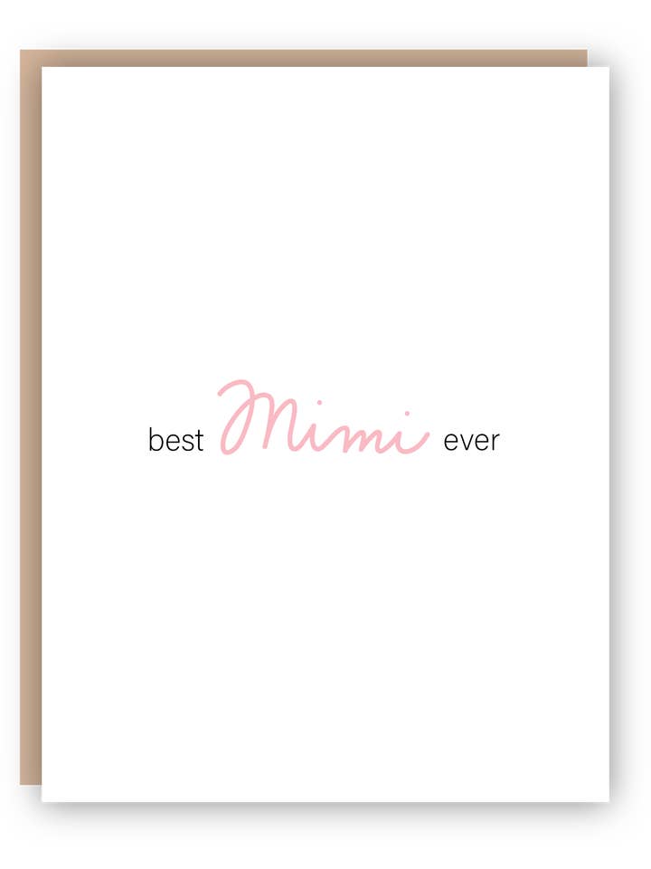 MEILLEUR MIMI DE TOUS LES TEMPS pour la vente par Notes Speak